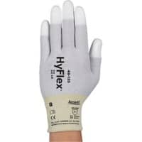 Ansell HyFlex 48-135 Mechanical Protection Non-Disposable Gloves Nylon Size 6 Grey 12 Pairs