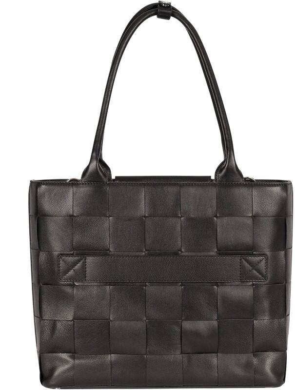 SOCHA Laptop Bag 360 x 290 cm Leather Black