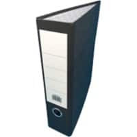 Unbranded Lever Arch File A4 80 mm Black Marble 2 Rings Marbled  Pack of 10