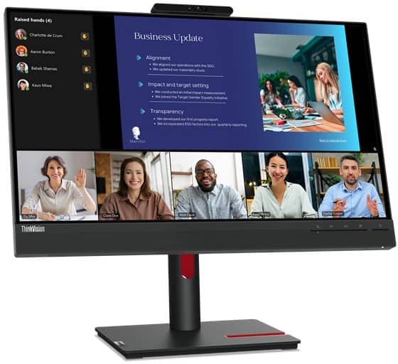 Lenovo ThinkVision 60.5 cm (23.8") LED Monitor T24v-30 Black