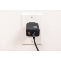 OUR PURE PLANET UK USB Wall Charger Black OPP152