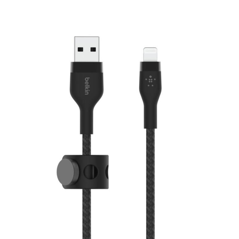Belkin BOOST CHARGE PRO Flex Charging Cable USB A Male Apple Lightning 1 m Black