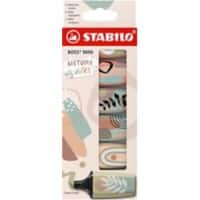 STABILO BOSS MINI 07/06-31 Highlighter Assorted  Broad Chisel 5 mm Pack of 6 