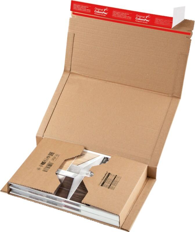 ColomPac Corrugated Box Cardboard 80 mm (H) Brown Pack of 20 Boxes