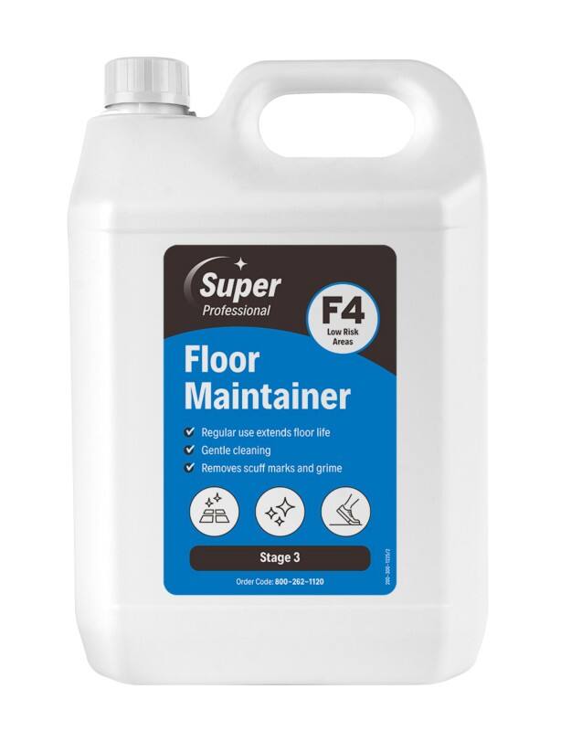 Super Professional Products Floor Cleaner F4 Non Scented 5 L 