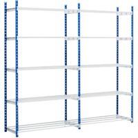 Paperflow Shelving Unit Steel 1,000 x 680 x 2,000 mm Blue