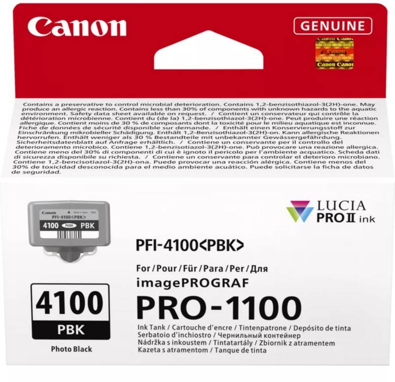 Canon PFI-4100 PBK Original Ink Cartridge Black   