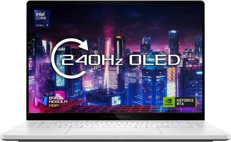 ASUS ROG G16 Laptop 40.6 cm (16") 1st Gen 185H 5.1 GHz 32 GB 2 TB 2 TB NVIDIA GeForce RTX 4090 Windows 11 Home White