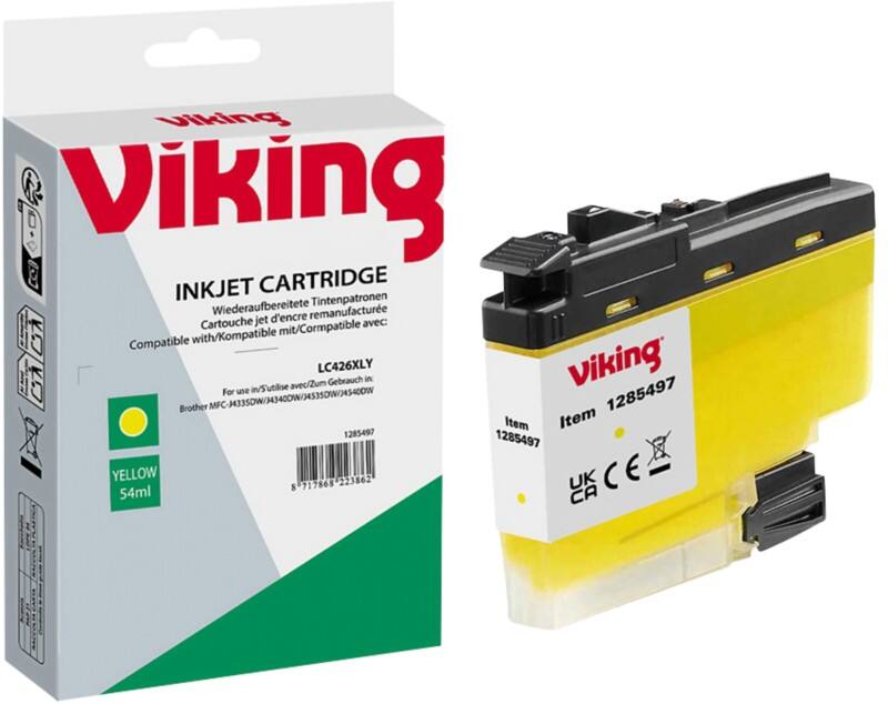 Viking LC-426XLY Compatible Ink Cartridge NB-RLC426XLY Yellow