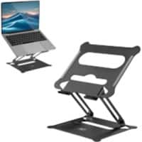 ACT Foldable Laptop Stand Height Adjustable 23.4 cm x 5.3 cm x 26 cm Black