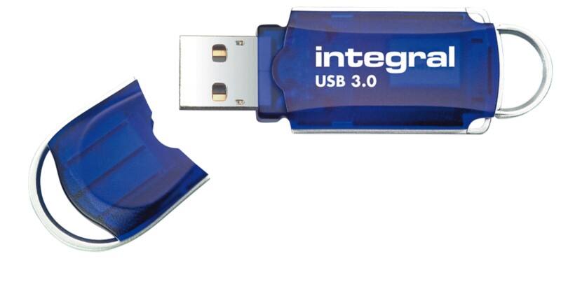 Integral Flash Drive 256 GB USB Type-A Blue, Silver