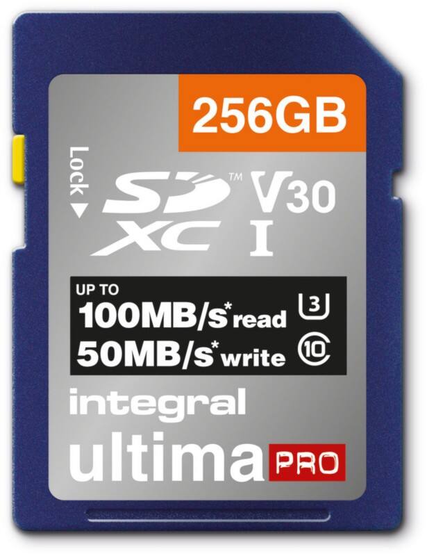 Integral SD SD Card 256 GB Class 3