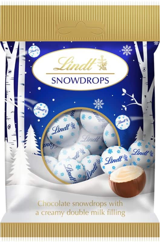 Lindt Chocolate Snowdrops Bag 70G
