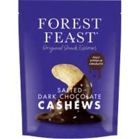 Forest Feast Salted Dark Chocolate Cashews 120G