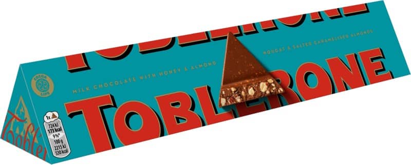 Toblerone Milk Chocolate & Salt Caramel Almonds 360 g