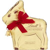Lindt Milk Chocolate Gold Reindeer Pack of 16 of 100G
