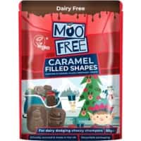 Moo Free Caramel Festive Chocolate Shapes 65 g