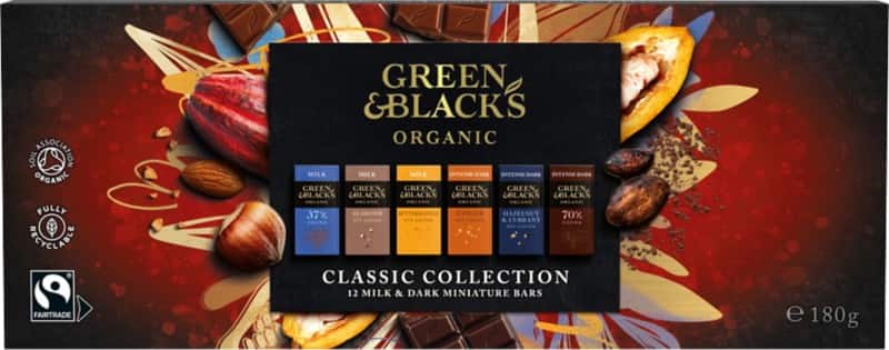 Green & Blacks Mini Chocolate Bar Classic Collection 180 g