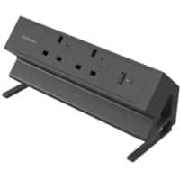 Fellowes Power Unit for Desk USB-A & USB-C 2-way 2m Black