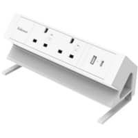 Fellowes Power Unit for Desk USB-A & USB-C 2-way 2m White