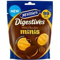 McVitie's Digestives Milk Chocolate Mini Biscuits 80g Pouch