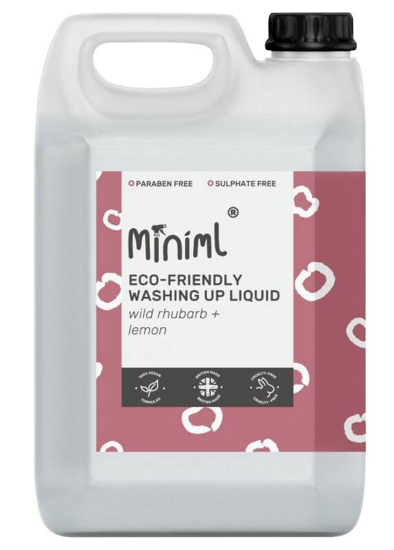 Miniml Refill Washing Up Liquid Wild Rhubarb Lemon 5 L