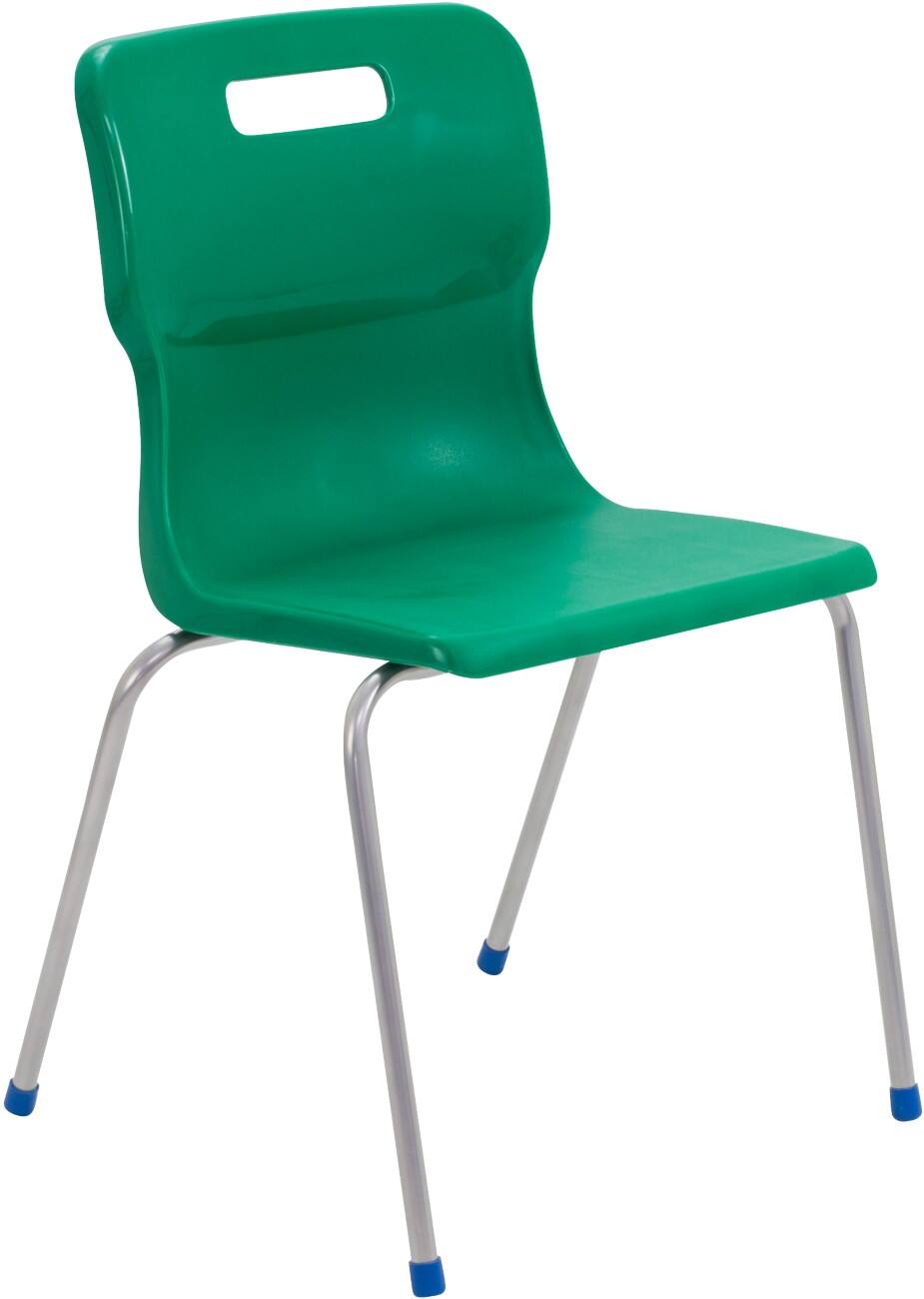TITAN Chair Plastic Without armrest Green T16-GN 500 x 475 x 140 mm 14+ years