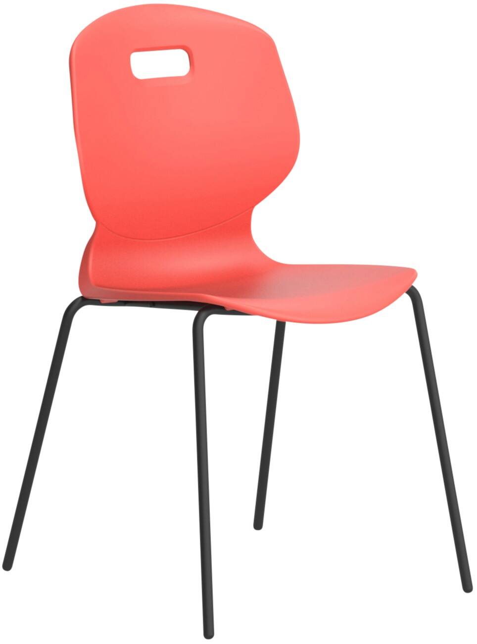 TITAN ARC Chair Plastic Without armrest Coral TA1_6C 500 x 520 x 115 mm 14+ years