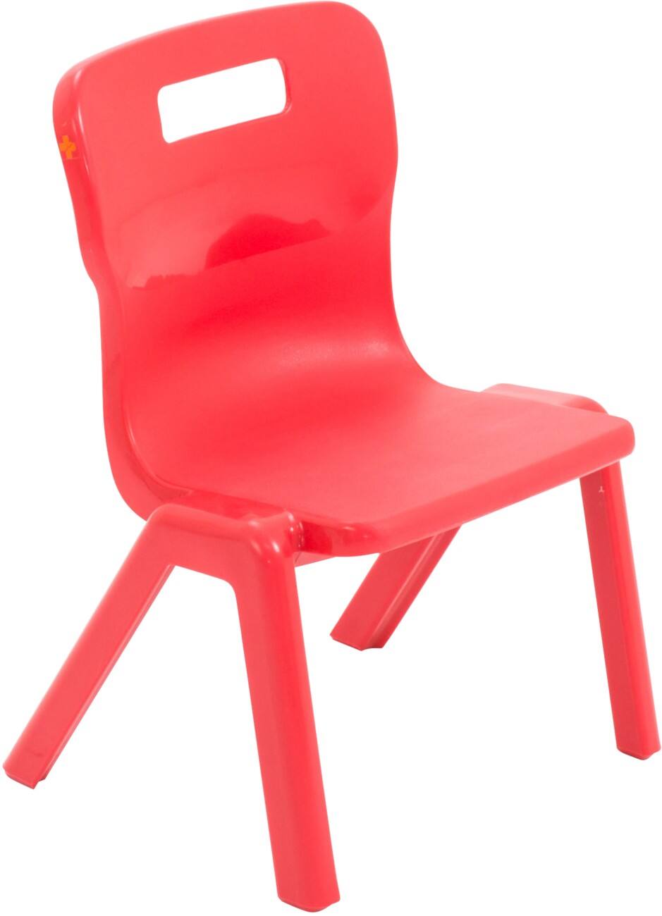 TITAN ONE-PIECE Chair Plastic Without armrest Red T1-R 360 x 310 x 97 mm 3-4 years