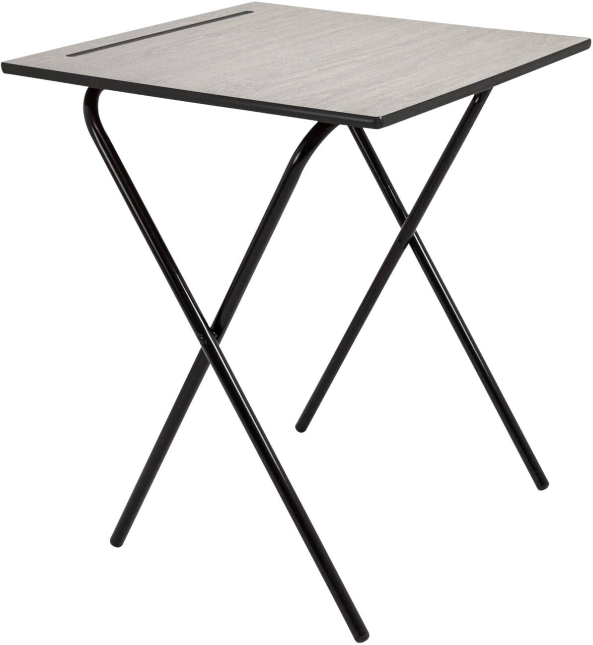 TITAN Square Desk MDF (Medium-Density Fibreboard) Black 600 x 600 x 720 x 720 - 720 mm 14+ years 2 Pieces