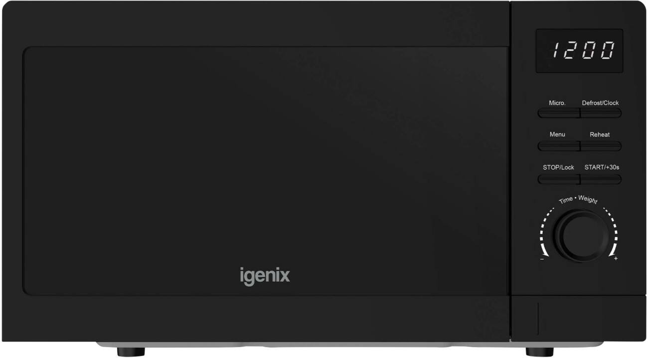 igenix 20L 800W Digital Microwave Black