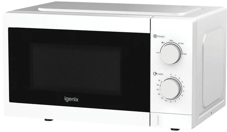 igenix 20L 800W Manual Microwave White