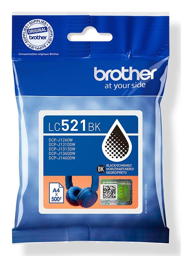 Brother LC521BK Original Ink Cartridge Black