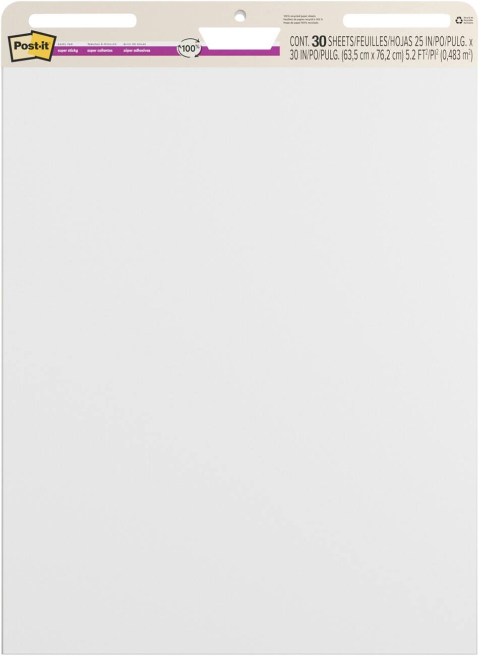 Post-it Flipchart 63.5 x 87.3125 cm White 30 2 Pieces