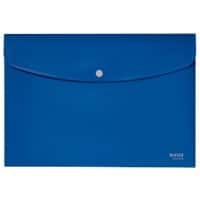 Leitz Recycle Document Wallet 46780035 A4 Caps Plastic Portrait and Landscape 31.3 (W) x 0.7 (D) x 23.5 (H) cm Blue