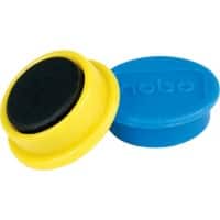 Nobo Whiteboard Magnets Assorted 0.3 kg bearing-capacity 24 mm Pack of 10