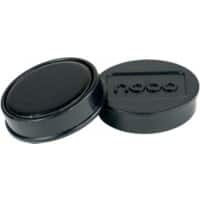 Nobo Whiteboard Magnets Black 0.8 kg Bearing Capacity 32 mm Pack of 10