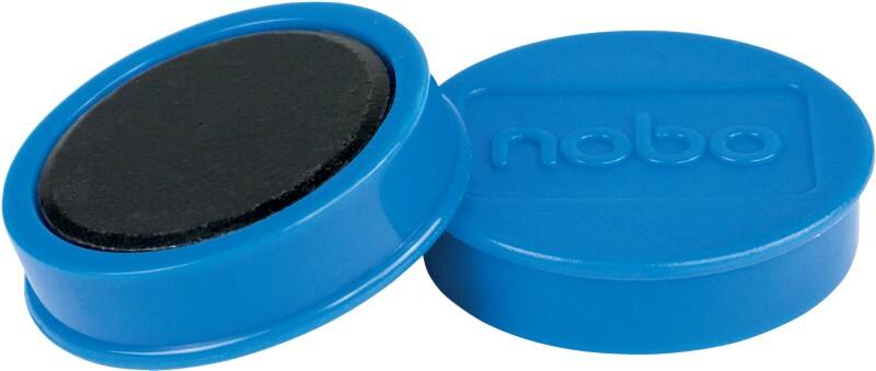 Nobo Whiteboard Magnets Blue 1.5 kg Bearing Capacity 38 mm Pack of 10
