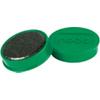 Nobo Whiteboard Magnets Green 0.8 kg bearing-capacity 32 mm Pack of 10