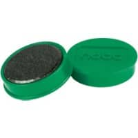 Nobo Whiteboard Magnets Green 0.8 kg bearing-capacity 32 mm Pack of 10
