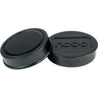 Nobo Extra Strong Whiteboard Magnets 1915312 38 mm Round Black Pack of 10