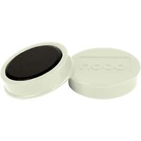 Nobo Extra Strong Whiteboard Magnets 1915315 38 mm Round White Pack of 10