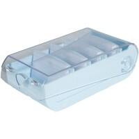 Exacompta Aquarel Index Cards Box A7 Plastic 900 Cards Pastel blue Pack of 8