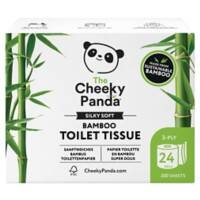 The Cheeky Panda Toilet Roll 3 Ply PFTOILT24 24 Rolls of 200 Sheets