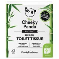 The Cheeky Panda Toilet Roll 3 Ply PFTOILT9X5 9 Rolls of 200 Sheets