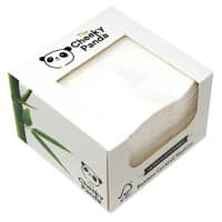 The Cheeky Panda Cocktail Napkins 3 Ply Bamboo White 25 x 25 cm Pack of 100