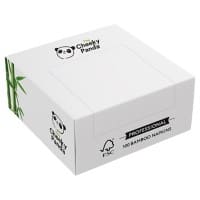 The Cheeky Panda Cocktail Napkins 2 Ply Bamboo White 40 x 40 cm Pack of 100