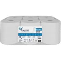 Papernet Hand Towel Centrefeed White 2 Ply 422605 6 Rolls of 150 m