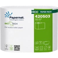 Papernet Bio Tech Toilet Paper 2 Ply 420503 Scent free 40 Rolls of 210 Sheets