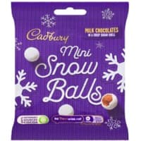 Cadbury Mini Snowballs Milk Chocolate 80 g